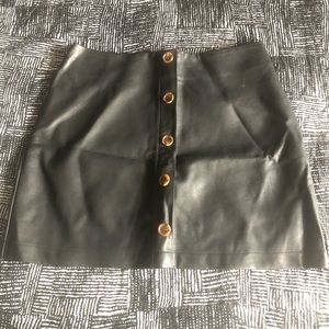 Leather skirt